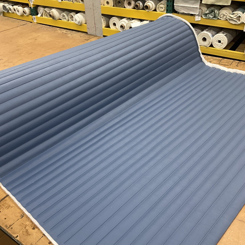 Seaquest Roll N Pleat | Nautical Blue | PSQ-108 | PLEATED MARINE VINYL Fabric | SUN + SALT PROOF | 54 wide | By the Yard