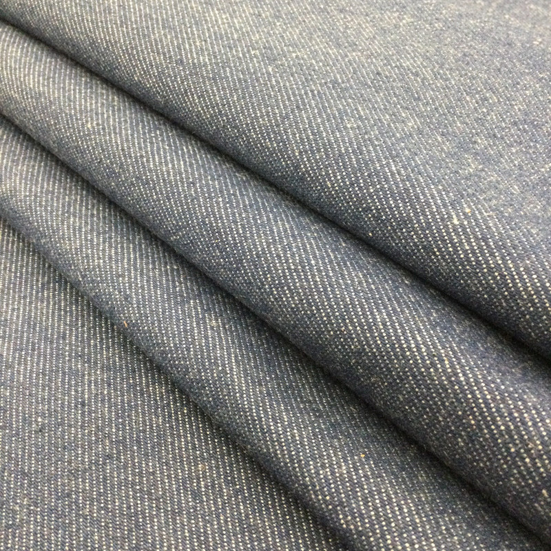 Dark Blue Denim Fabric | 70 wide | By The Yard | Extra Heavy Weight