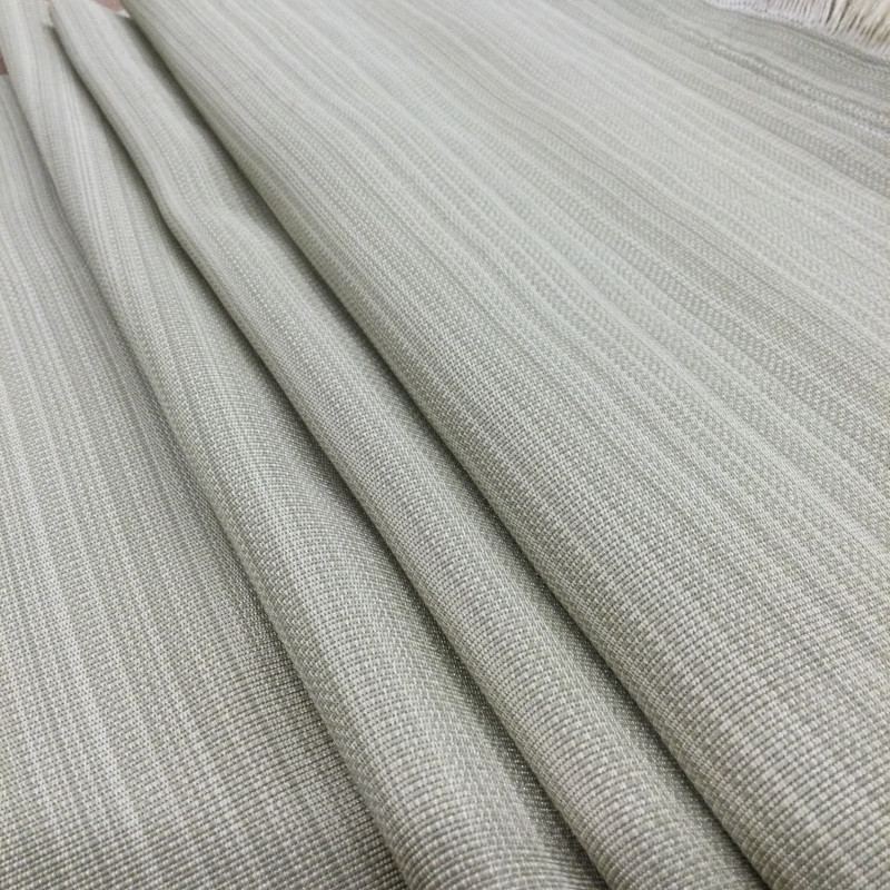 Sandy Tan Ribbed Texture | Drapery Fabric | 100% Poly  | 54" Wide | By the Yard