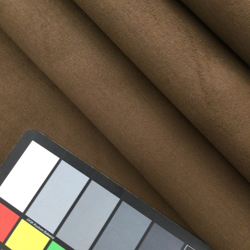 Chocolate Brown  | Microsuede | Medium Weight | Upholstery Fabric | 54" Wide | By the Yard