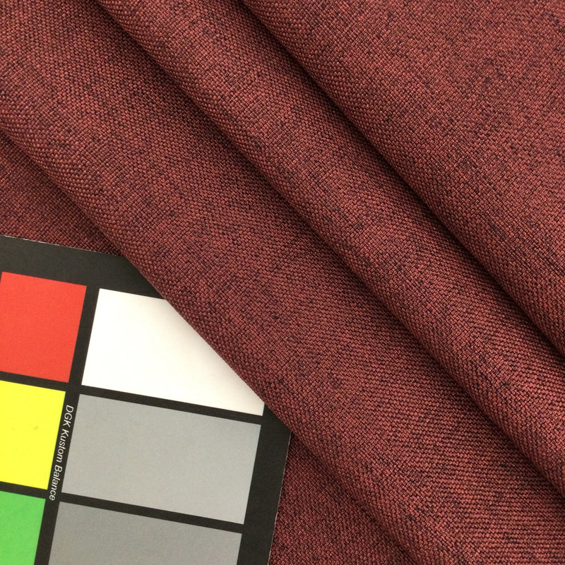 Heathered Raspberry Gabardine |  Drapery / Lightweight Upholstery Fabric | 100% Polyester | 54" Wide | By the Yard