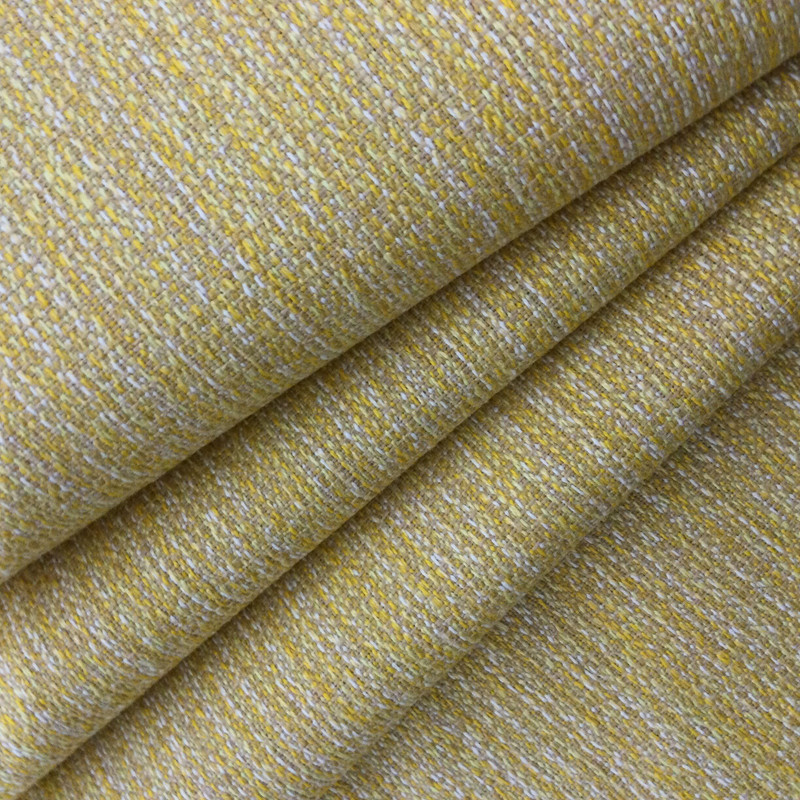 Variegated Fabric in Sunflower Yellow / Off White  | Upholstery / Slipcover | Medium to Heavy Weight | 54" Wide | By the Yard | Centro in Sol