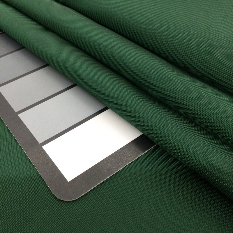 Solid Forest Green Coated Nylon Fabric | Outdoor Water Repellent | Tarp / Cover / Backpack | 45" Wide | By the Yard
