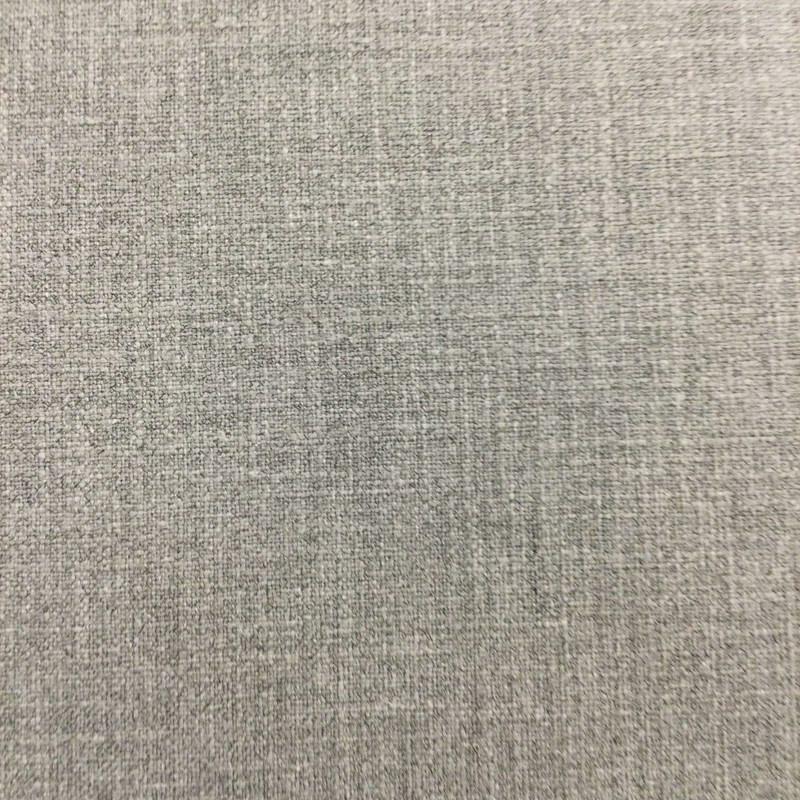 Linen Fabric Slub Weave in Dove Grey | Upholstery / Slipcovers / Curtains | Poly / Cotton / Linen Blend | 55" Wide | By the Yard | Leslie Jee Textiles "Affection" in Chia