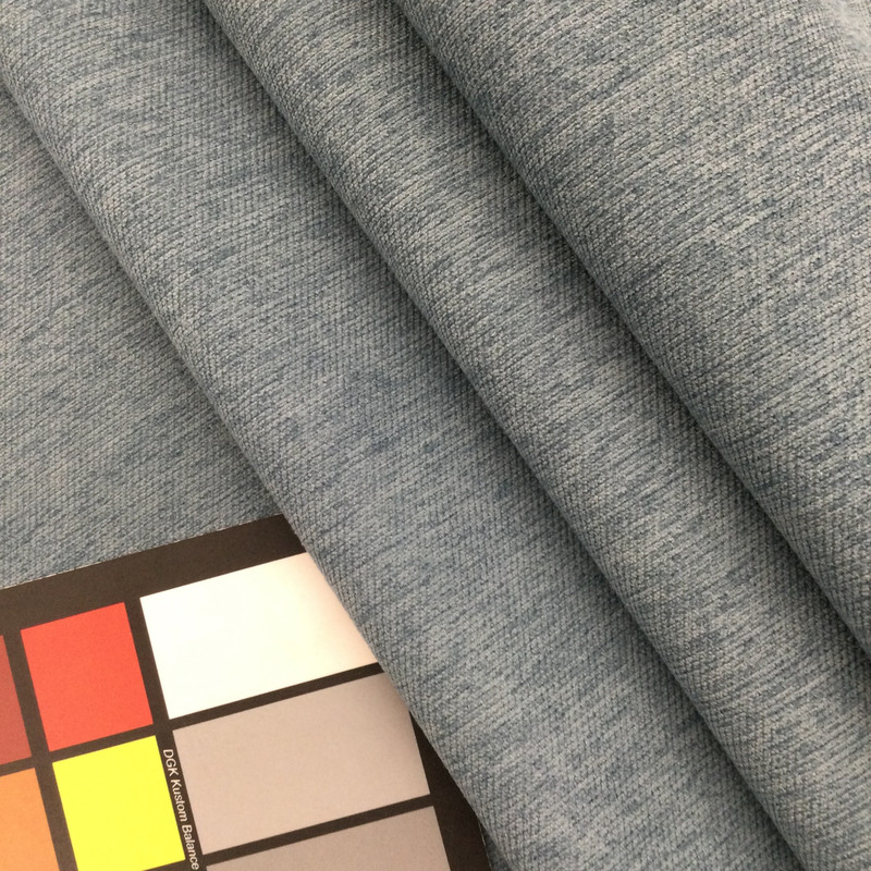 Slate Blue Microfiber Fabric | Heavyweight Upholstery | 54" Wide | By the Yard  | Leslie Jee "Whim" in Pierside