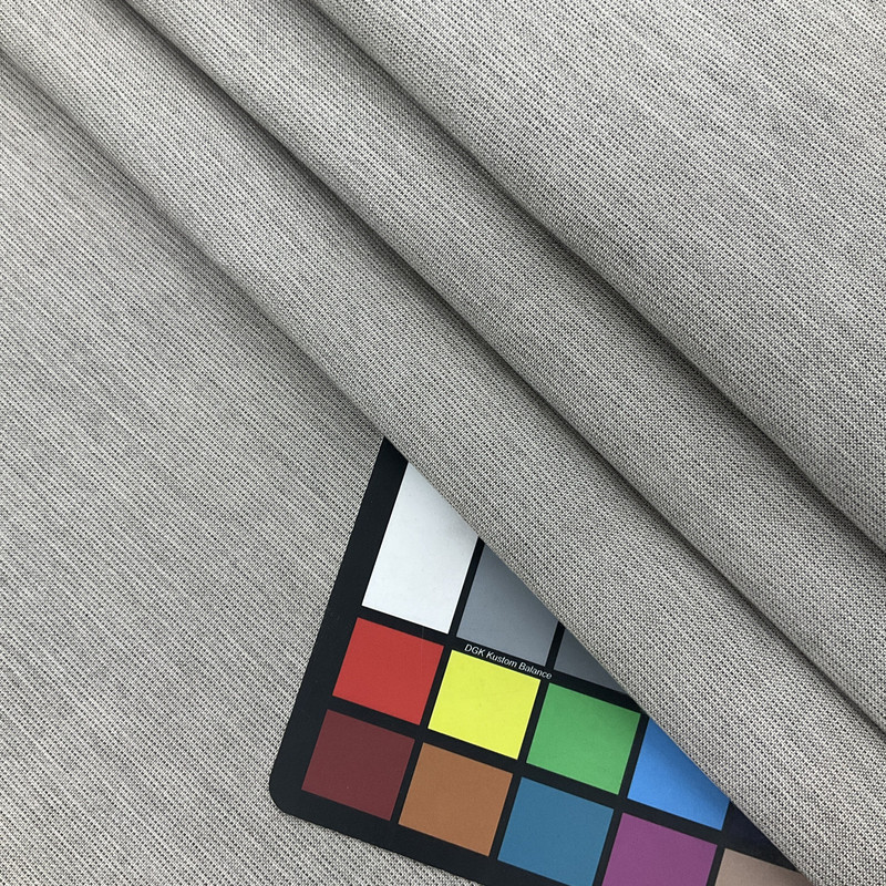 Two Toned Light Grey Indoor / Outdoor Fabric | Water-friendly | Upholstery / Curtains | Sunbrella-Like | 54 Wide | By the Yard