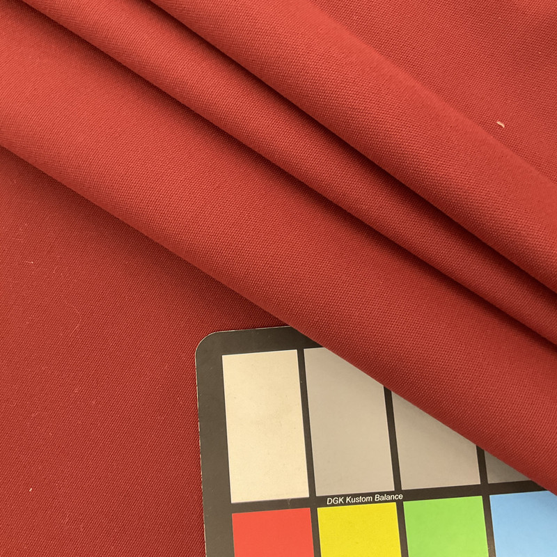 Solid Dark Red Canvas Fabric | Slipcovers / Upholstery / Curtains | Stain Resistant | 54" Wide | By the Yard