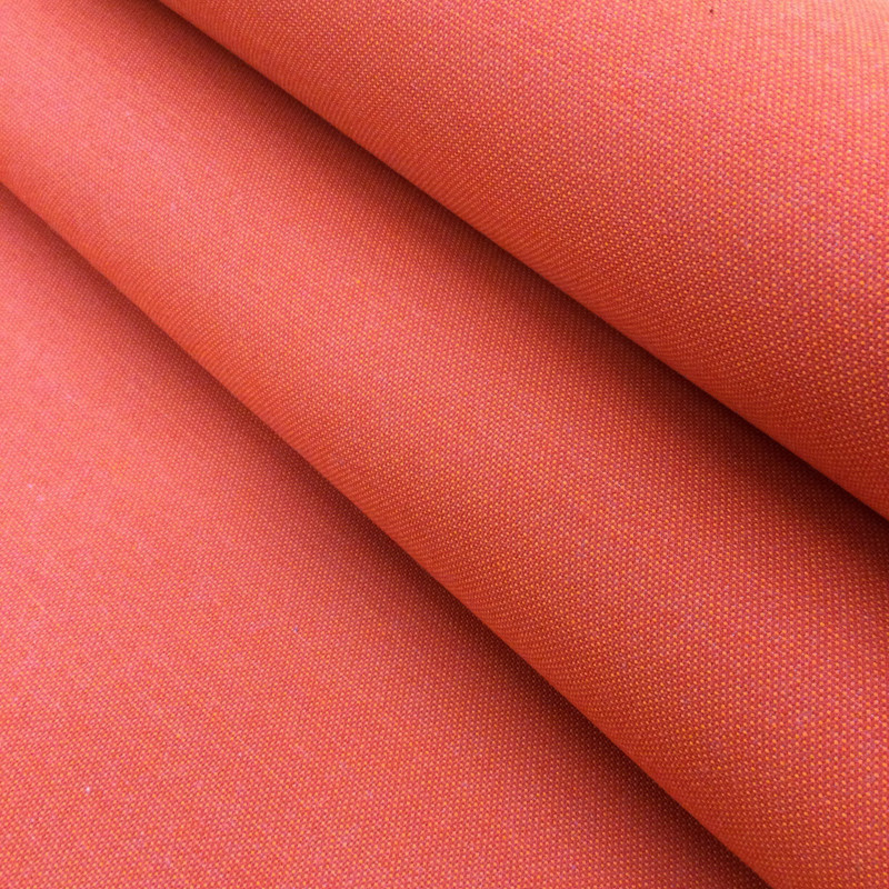 Two Toned Orange Outdoor Fabric | Patio & Marine Upholstery / Awnings | WATERPROOF | Sunbrella-Like | 47" Wide | By the Yard