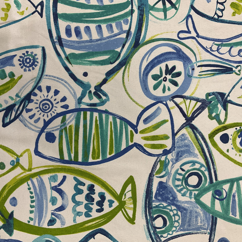 Richloom Solarium Outdoor Cast Ocean | Lightweight Outdoor Fabric | Home Decor Fabric | 54" Wide