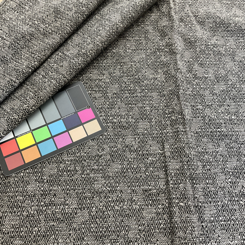 Richloom Fortress Clear Aerys Woven Graphite | Home Decor Fabric | 54" Wide