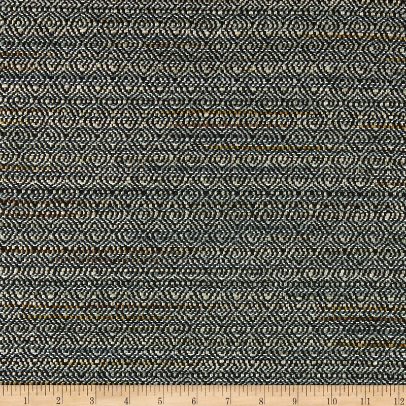 Richloom Fortress Clear Basin Woven Onyx | Medium Weight Woven Fabric | Home Decor Fabric | 54" Wide