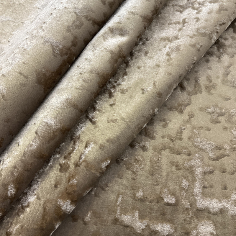 Richloom Nebel Velvet Portobello | Heavyweight Velvet Fabric | Home Decor Fabric | 54" Wide