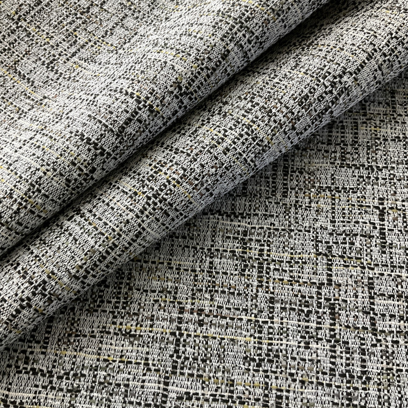 Richloom Fortress Clear Butner Woven Graphite | Home Decor Fabric | 54" Wide