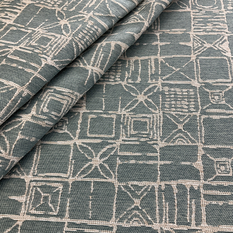 Richloom Fortress Clear Zelona Jacquard Jasper | Heavyweight Jacquard Fabric | Home Decor Fabric | 54" Wide