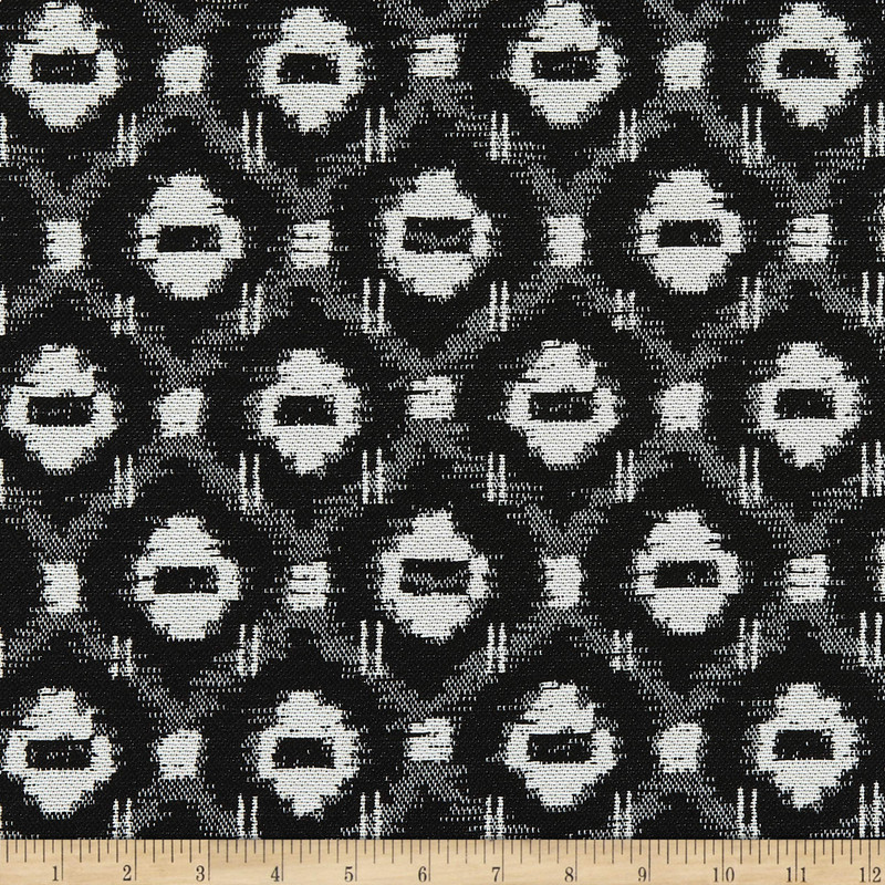 Richloom Fortress Clear Glynn Woven Onyx | Home Decor Fabric | 54" Wide