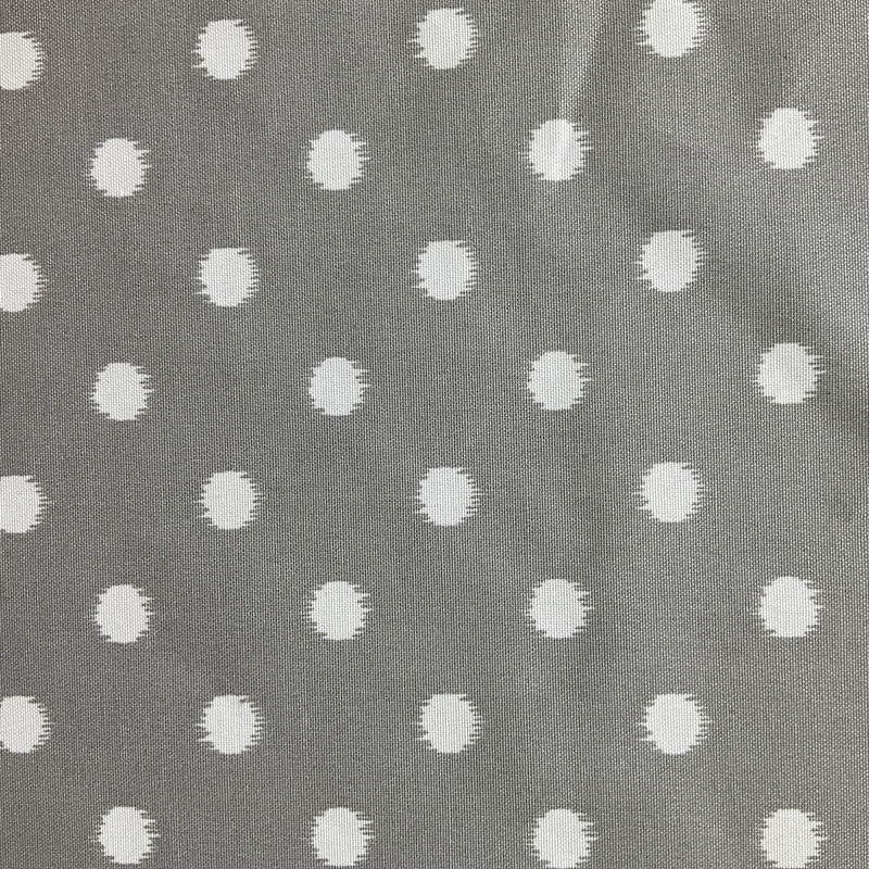 Premier Prints Indoor/Outdoor Ikat Dots Grey | Medium Weight Outdoor Fabric | Home Decor Fabric | 54" Wide