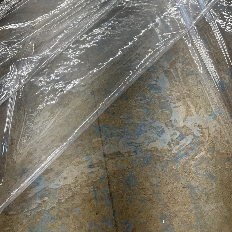 12 Gauge Clear Vinyl | Medium/Heavyweight Vinyl Fabric | Home Decor Fabric | 54" Wide