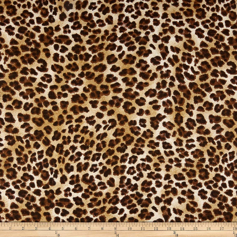 Premier Prints Amazon Leopard Sand | Medium Weight Duck Fabric | Home Decor Fabric | 54" Wide