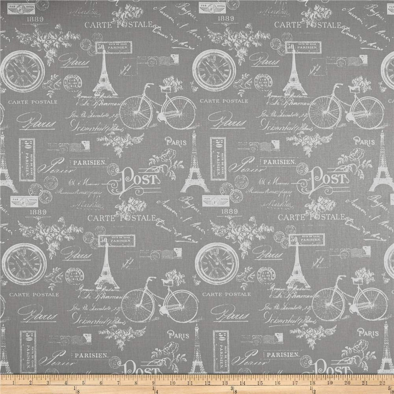 Premier Prints Paris Twill Storm | Medium Weight Twill Fabric | Home Decor Fabric | 54" Wide
