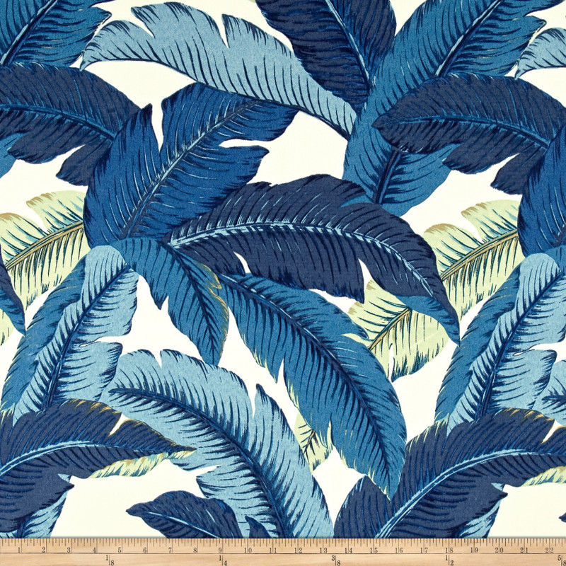 EXCLUSIVE Tommy Bahama Indoor/Outdoor Swaying Palms Indigo | Medium Weight Outdoor Fabric | Home Decor Fabric | 54" Wide