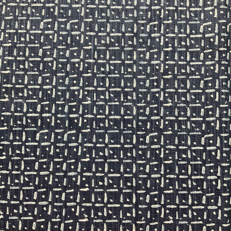 Diaz Linen Blend Basketweave Azure | Heavyweight Basketweave Fabric | Home Decor Fabric | Lacefield Designs | 55" Wide