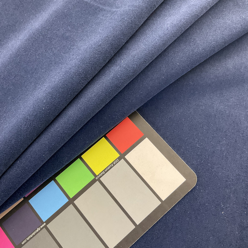 P Kaufmann Imperial Velvet Drapery Midnight | Heavyweight Velvet Fabric | Home Decor Fabric | 54" Wide