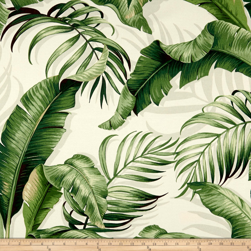 Tommy Bahama Indoor/Outdoor Palmiers Verde | Medium Weight Outdoor Fabric | Home Decor Fabric | 54" Wide