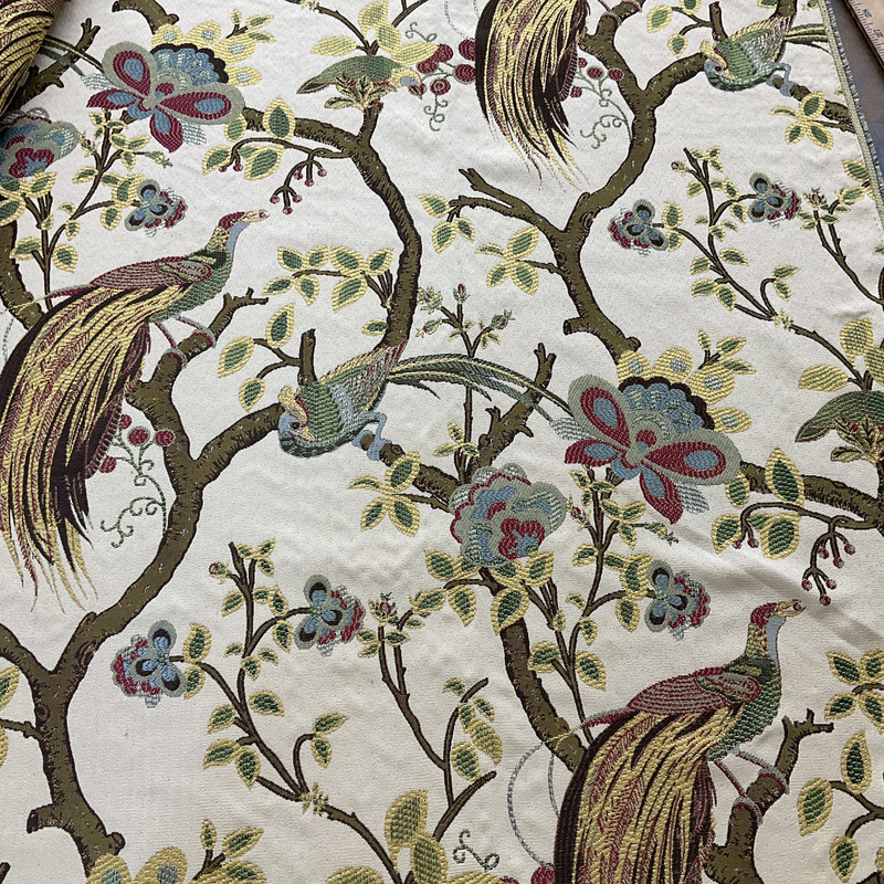 Tempo Phoenix Jacquard Multi | Heavyweight Basketweave, Jacquard Fabric | Home Decor Fabric | 57" Wide