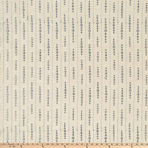 Kravet Outlet Designer Embroidered Linen Metal | Lightweight Duck Fabric | Home Decor Fabric | 49" Wide