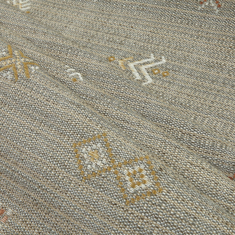 Artistry Tribal Southwest Huyana Mudcloth Jacquard Vapor | Heavyweight Jacquard Fabric | Home Decor Fabric | 57" Wide