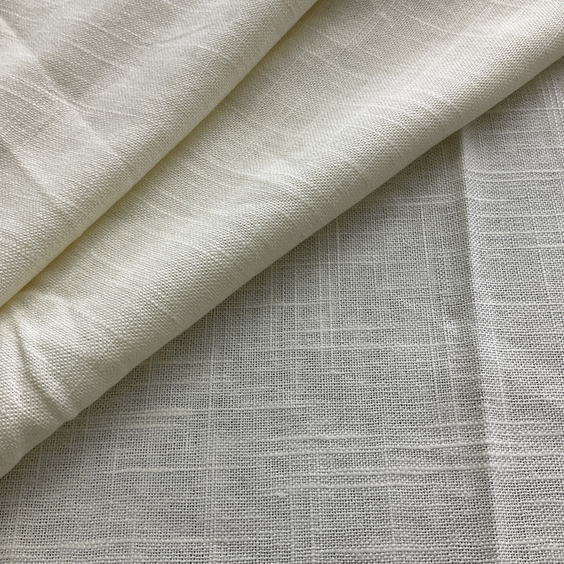 Kravet Outlet Linen Blend Solid Ice | Medium/Heavyweight Linen Fabric | Home Decor Fabric | 55" Wide