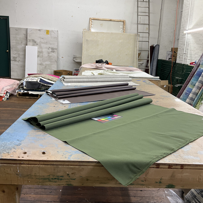 Ottertex Waterproof Canvas Army Green | Heavyweight Canvas Fabric | Home Decor Fabric | 60" Wide