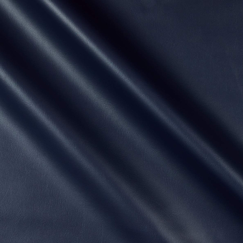 Sunbrella Horizon Capriccio 10200-0017 Marine Grade Synthetic Leather Navy | Very Heavyweight Marine Vinyl, Faux Leather Fabric | Home Decor Fabric | 54" Wide