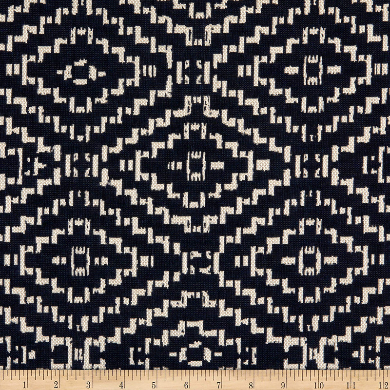 Sunbrella Fusion Capra 145600-0002 Indigo | Heavyweight Outdoor, Jacquard Fabric | Home Decor Fabric | 54" Wide