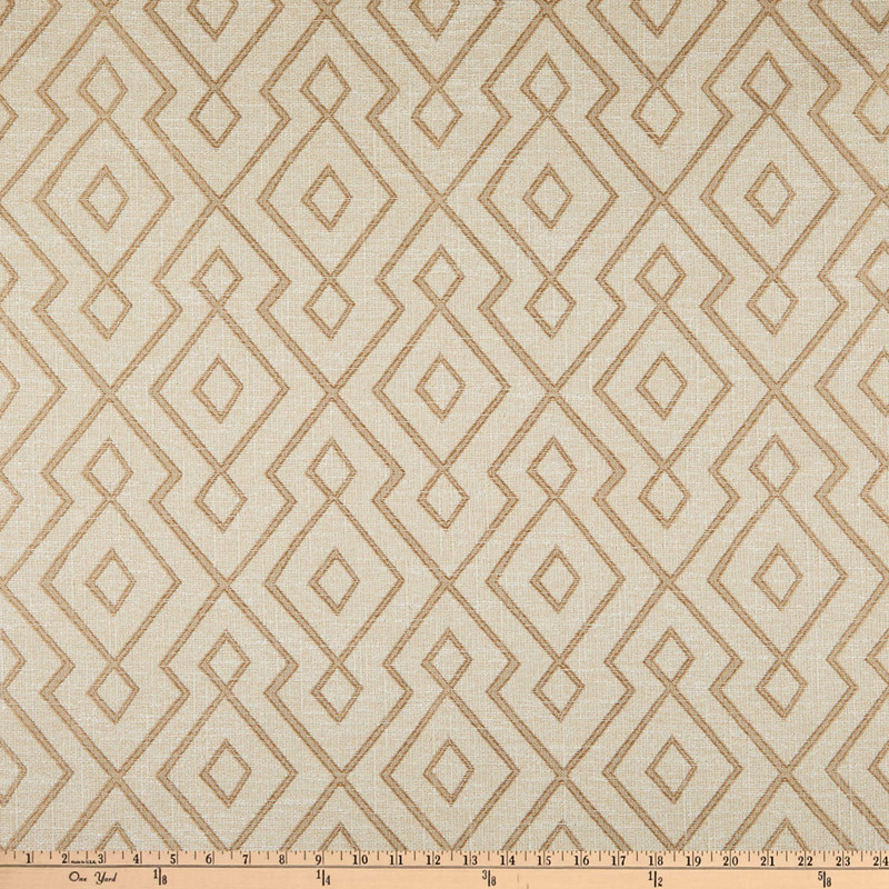 Hilary Farr Twister Jacquard Linen | Very Heavyweight Jacquard Fabric | Home Decor Fabric | 59" Wide