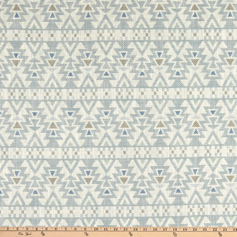 Artistry Tribal Southwest Roro Jacquard Ice | Very Heavyweight Jacquard Fabric | Home Decor Fabric | 56.25" Wide