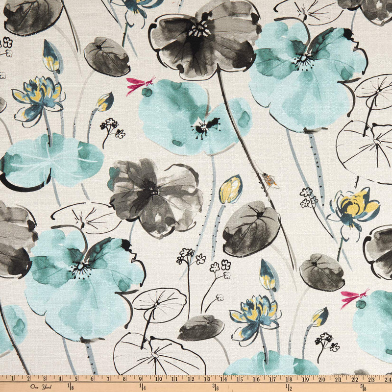 Swavelle Sandringham Barkcloth Mineral | Medium Weight Barkcloth Fabric | Home Decor Fabric | 54" Wide