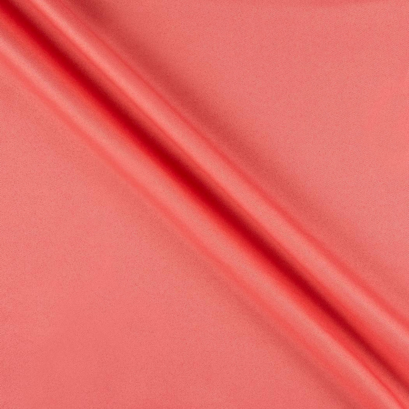 Polyester Twill Solid Coral | Medium Weight Twill Fabric | Home Decor Fabric | 58" Wide