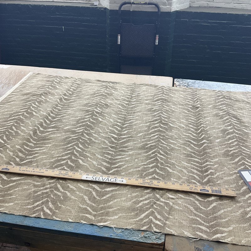 P Kaufmann Ruolan Linen Chamois | Medium/Heavyweight Woven Fabric | Home Decor Fabric | 54" Wide