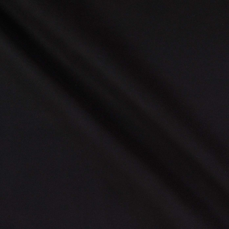 16 Oz Brushed Cotton Duvetyne Black | Very Heavyweight Blackout Fabric | Home Decor Fabric | 55" Wide