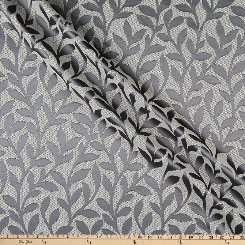 Eroica Astral Spirit Jacquard Graphite | Medium Weight Jacquard Fabric | Home Decor Fabric | 58" Wide