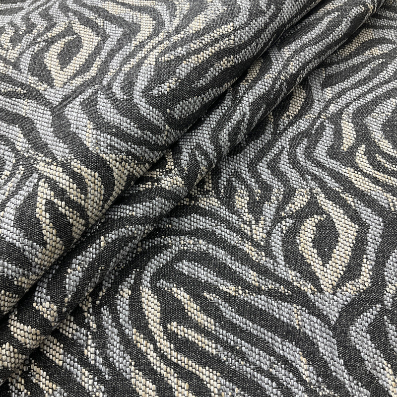Sustain Performance Ellsworth Jacquard Pewter | Very Heavyweight Jacquard Fabric | Home Decor Fabric | 56" Wide