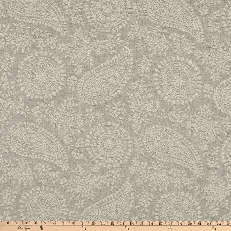 Sustain Performance Searsport Chenille Jacquard Ash | Very Heavyweight Jacquard Fabric | Home Decor Fabric | 56.25" Wide