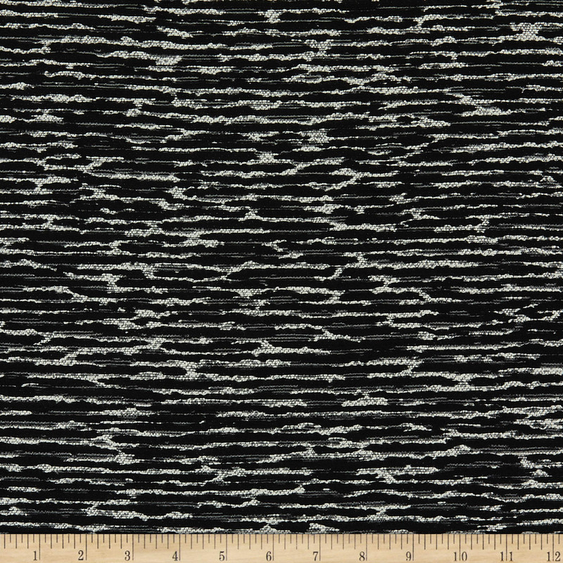 Crypton Home Greensboro Woven Ebony | Medium Weight Woven Fabric | Home Decor Fabric | 56.5" Wide