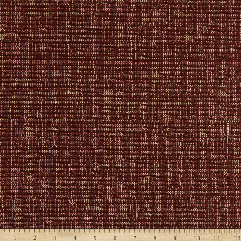 Crypton Home Davidson Woven Sangria | Lightweight Woven Fabric | Home Decor Fabric | 54.75" Wide