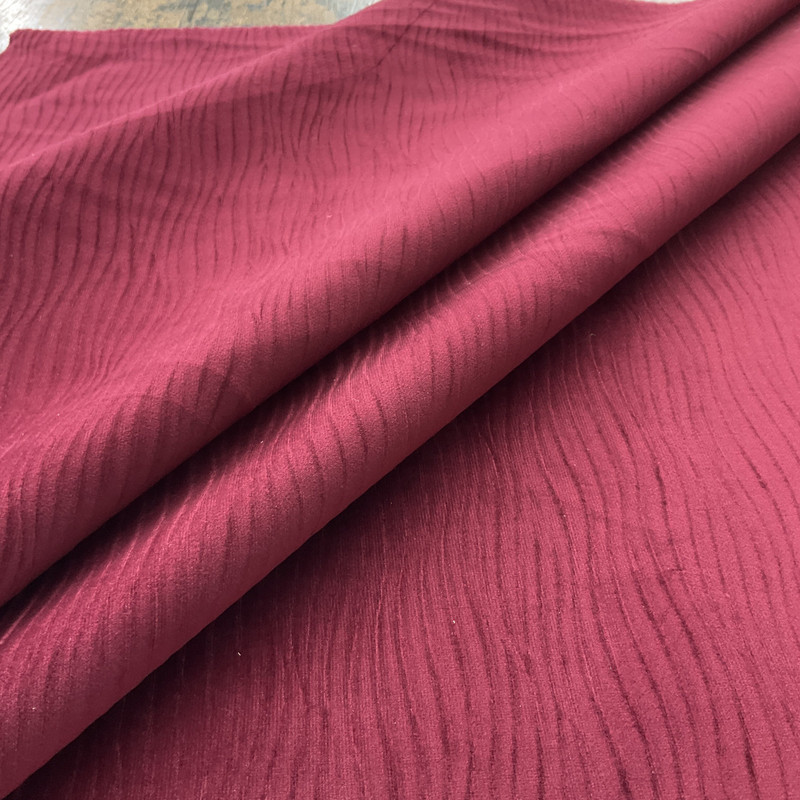 Stream Upholstery Velvet Red Violet | Heavyweight Velvet Fabric | Home Decor Fabric | 57" Wide