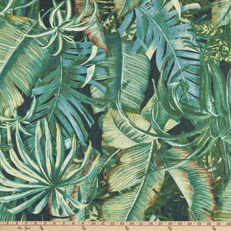 Claridge Home Jamaica Linen Basketweave Dark | Medium Weight Basketweave Fabric | Home Decor Fabric | 54" Wide