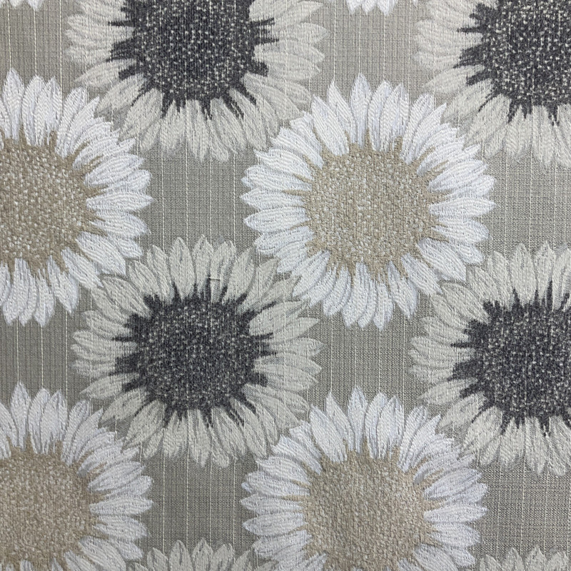 Performatex Daisy Chain Outdoor Woven Silver Gold | Medium Weight Outdoor, Woven Fabric | Home Decor Fabric | 54" Wide