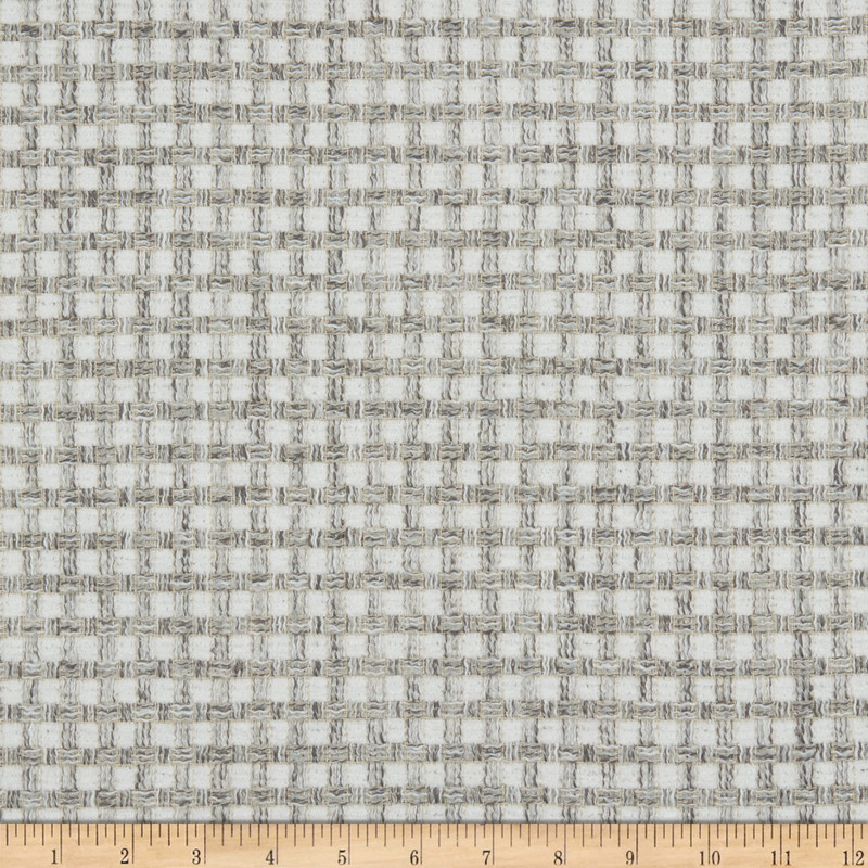Performatex Hearthstone Outdoor Woven Grey White | Very Heavyweight Outdoor, Woven Fabric | Home Decor Fabric | 54" Wide