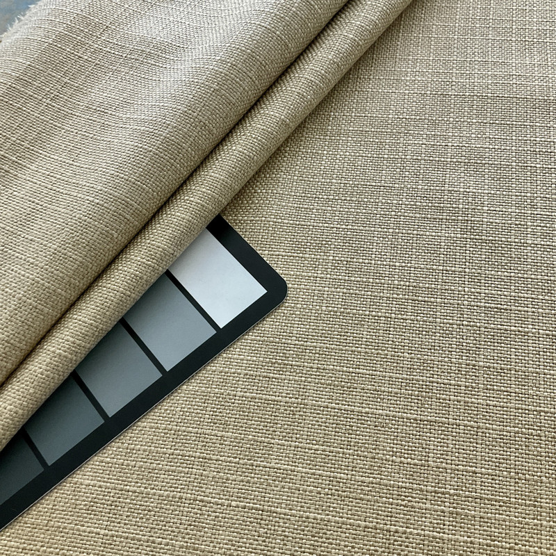 Basketweave Backed Upholstery Turbo Solid Straw | Medium/Heavyweight Basketweave, Woven Fabric | Home Decor Fabric | 54" Wide